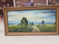 ENDREY-NAGY ATTILA Táj Lovasszekérrel /100x180cm  méretű