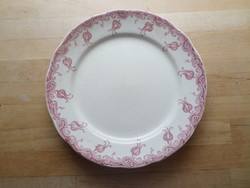 Antik francia Terre de Fer LUNA fajansz tányér 24,5 cm