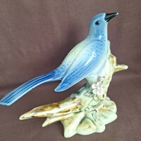 Német porcelán kék madár ( nagy)