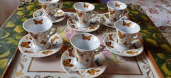Cup&saucerr butterfly coffee set
