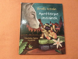 István Erdős with Pástohy panka drawings of tiny Indians, 2013