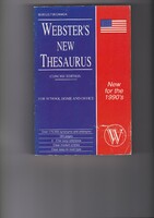 WEBSTER'S NEW THESAURUS angol értelmező szótár