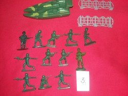 Retro stationery bazaar plastic toy soldier soldiers package in one pictures 3