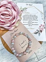 Witness invitation bracelet - with tekla pearls