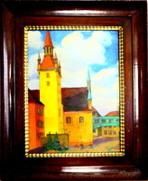 Europe's famous Pechan Joseph: Old Town Hall, Munich, circa 1893 - his works are sold for millions
