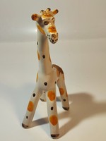 István Gádor ceramic applied art giraffe figure