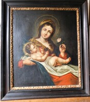 N19. Unknown painter: Madonna with baby Jesus.