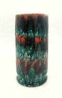 Lux 18,5 cm magas iparművészeti kerámia váza, jelzett