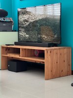 Eladó LINNARP IKEA tömör fa borovi fenyő dohànyzóasztal / jàtszóasztal / tv állvány