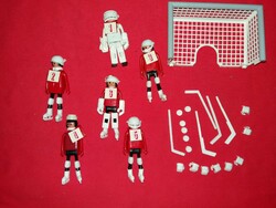 1970s w. Germany jean höffler big play figures hockey team complete + goal according to pictures