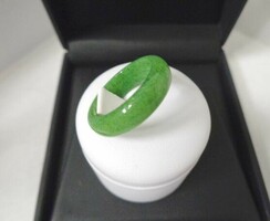 Jade ásvány gyűrű 55 méret
