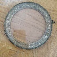 Biedermeier  Empire asztali óra kèpóra  keret óra ajtóring ,üveg  .ajtó bronz gyönyörű