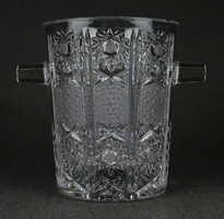 1O782 Beautiful Polished Crystal Ice Bucket Ice Holder