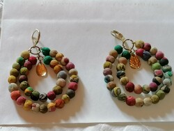 Handmade hippie hoop earrings 33.