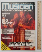 International musician and recording world magazine 86/8 big country laurie anderson colourbox