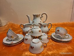 Régi Zsolnay porcelán,6 személyes kávéskészlet
