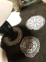 Handiwork! Crocheted lace tablecloths 3 pcs. 2 patterns together
