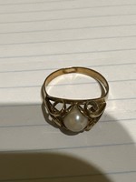 Beautiful women's gold ring made of 14 kr gold for sale! Price: 34,000.-