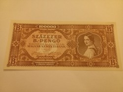 1946-os 100000 B.-Pengő UNC