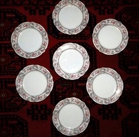 Antique Schlaggenwald Haas & Czjzek Dessert Set / 7 Persons