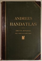 ANDREES HANDATLAS - DRITTE AUFLAGE. Szép állapotban!