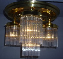 Orion glass rod chandelier 3+1 burners