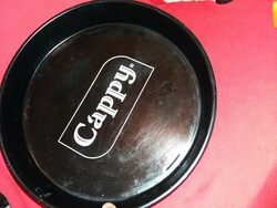 Retro cappy soft drink advertising metal plate with waiter tray according to the pictures
