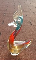 Muránói üveg hattyú