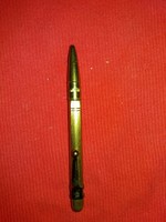 Antik fém kupakos kottaíró ceruza stabil aranyozott burkolatú irón a képek szerint