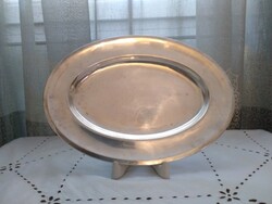 Marked alpacca silver-plated tray