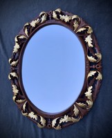 Antique, hand-carved wooden frame, mirror!