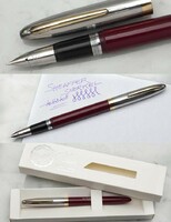 1949 red Sheaffer snorkel American fountain pen in perfect condition / 1 year warranty!