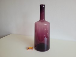 Large size 44 cm purple glass vase vase modern glass bottle decoration decorative glass