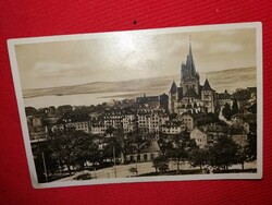 Antique Lausanne Cathedral Switzerland postcard according to the pictures