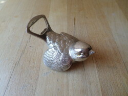 Retro bmf silver-plated bird-shaped bottle opener and cap unwinder