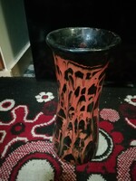 Retro kerámia váza 28 cm magas