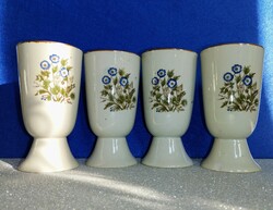 Four oakstone seneca mcmlxxxii stone cartilage cups