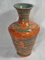 Based on Géza Gorka's design, ceramic vase/manufactured by an industrial arts company, second half of the 20th century