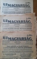 Newspaper - uj magyarság - 3 copies 1939. Sept., Oct.
