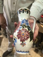 Korondi kerámia váza, szignált, 18- cm magas, hibátlan állapotban.