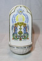 Szenteltvíztartó - Gránit porcelán - 1938.évi  Nemzetközi Eucharisztikus Kongresszus Budapest -