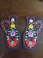 Ornamental jug with wonderful Kalocsac embroidery