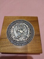 Table-top tarpa coat-of-arms wooden leaf weight