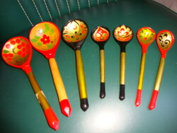 Ukrainian folk art wooden spoons