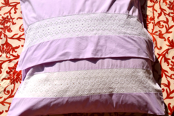 Vintage Madeirás Lace Pillowcase Pair