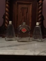3 retro Russian cologne bottles