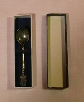 Dutch silver decorative spoon in its original box