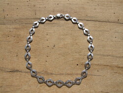 Modern silver necklace (231006)