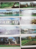 Russian large postcard 10 pieces 1986