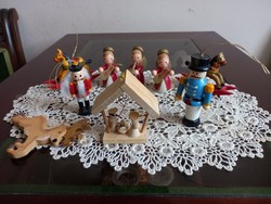 Wooden Christmas tree decorations